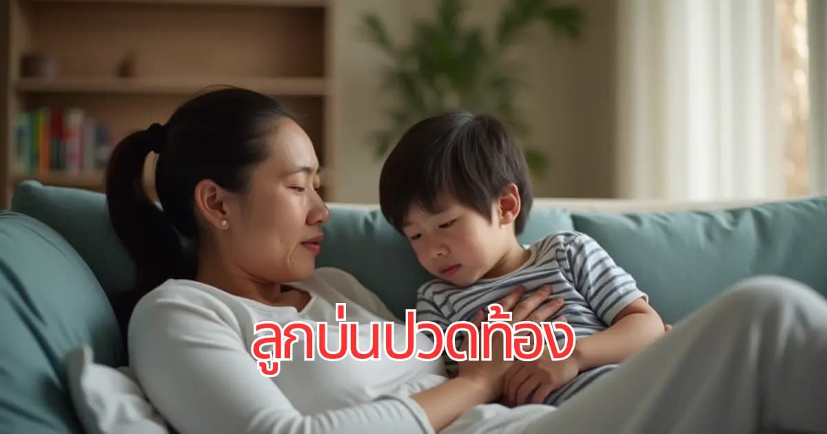 ลูกบ่นปวดท้อง: สัญญาณอันตรายที่พ่อแม่ต้องรู้ และวิธีดูแลเบื้องต้น